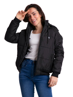 445 - Campera de Abrigo con Capucha