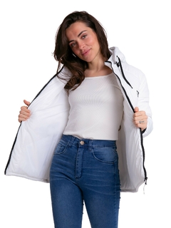 446 - Campera 3/4 de Abrigo con Capucha en internet