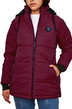Imagen de 446 - Campera 3/4 de Abrigo con Capucha