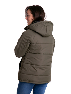 446 - Campera 3/4 de Abrigo con Capucha - comprar online
