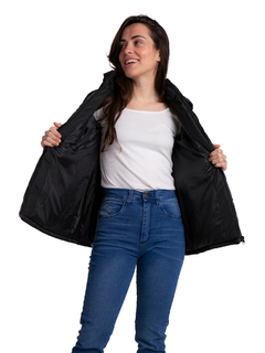 446 - Campera 3/4 de Abrigo con Capucha - wintertex