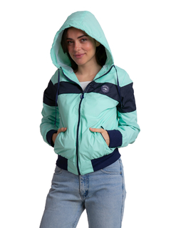 448 - Campera Liviana con Tejido