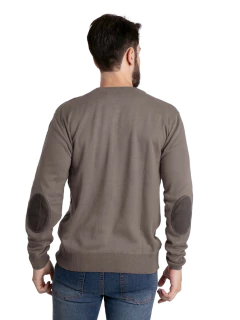 Imagen de 4724 - Sweater con Pitucón Cuello V Importado de Acrílico Liso