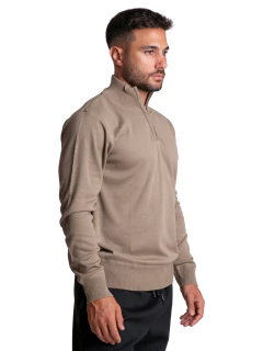 4729 - Sweater Medio Cierre Importado de Acrílico - wintertex