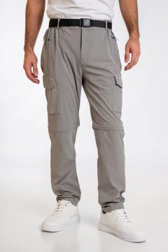 4769 - Pantalón Cargo Desmontable Nylon Recto Importado - wintertex