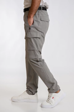 4769 - Pantalón Cargo Desmontable Nylon Recto Importado