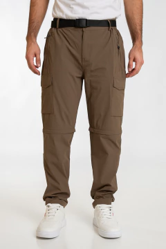 4769 - Pantalón Cargo Desmontable Nylon Recto Importado - wintertex