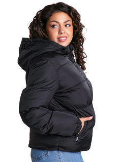 4922 - Campera Puffer de Abrigo Importada Forrada con Piel.