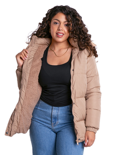 4931 - Campera Puffer de Abrigo Importada Forrada con Corderito - comprar online