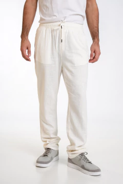 5588 - Pantalón Jogger Lino Importado - tienda online