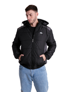 613 - Campera de Abrigo con Capucha desmontable, combinada - tienda online