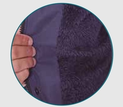 6511 - Camperon Puffer Forro Piel de Hombre Importada - wintertex