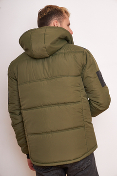 755 - Chaqueta de Abrigo, con cuerina
