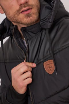 755 - Chaqueta de Abrigo, con cuerina en internet