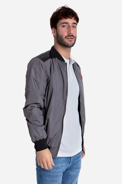 771 - Campera Liviana con detalles de cuerina - wintertex