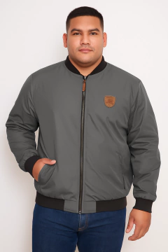 771E - Campera Especial Liviana Bomber con cuerina - comprar online