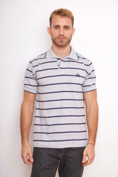 812 - Chomba Rayada Algodón Manga Corta - tienda online