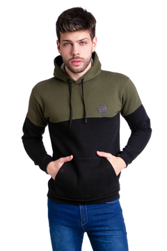 835 - Buzo Frisa Combinado Con Capucha - comprar online