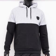 835 - Buzo Frisa Combinado Con Capucha - wintertex