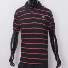 Imagen de 812E - Chomba Rayada Algodón Talle Especial Manga Corta