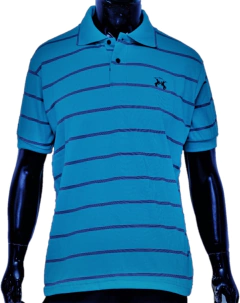 Imagen de 812 - Chomba Rayada Algodón Manga Corta