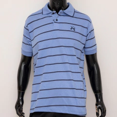 812 - Chomba Rayada Algodón Manga Corta en internet