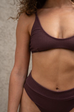 Imagen de SET BIKINI MAUI TEXTURADA (marrón)