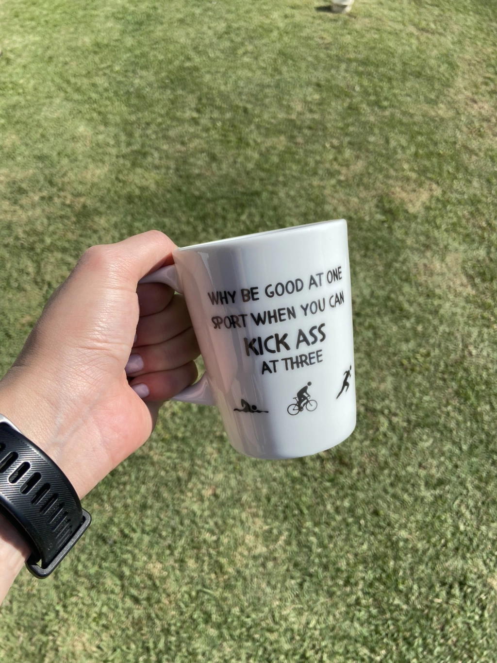 Caneca 270ml - Triathlon (Why be good)