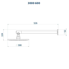Chuveiro Articulado Parede Metal Atenas Cromado Fani - comprar online