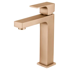 Monocomando Para Banheiro Bica Média Retta Champanhe Fani