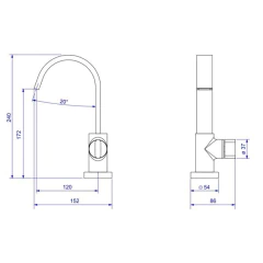 Kit Misturador e 02 Acabamentos Polo Gold Deca - Vannkurs Metais