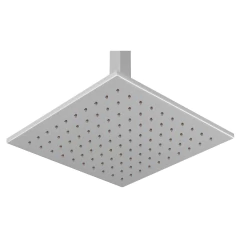 Chuveiro Teto Metal Platina Tubo 10 Cm Cromado Fani - comprar online