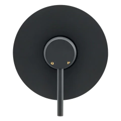 Acabamento Monocomando Chuveiro Slim Preto Fosco Fani - comprar online
