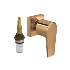 Kit Chuveiro Acqua Plus e 2 Acabamentos Level Red Gold Deca na internet