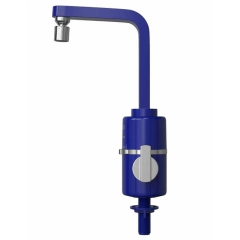 Torneira Cozinha Elétrica Mesa Slim 4T azul 220V Hydra - Vannkurs Metais