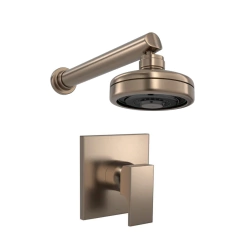 Kit Chuveiro Acqua Plus e Acabamento Unic Corten Matte Deca - comprar online