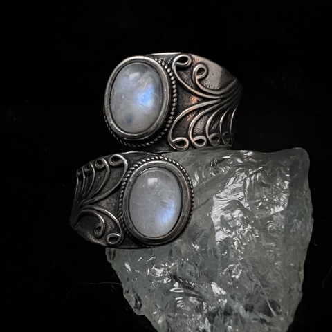 Anel Elrond of Rivendell Pedra da Lua (Sob Encomenda)