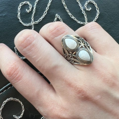 Anel Arwen Undómiel Pedra da Lua (Sob Encomenda) na internet