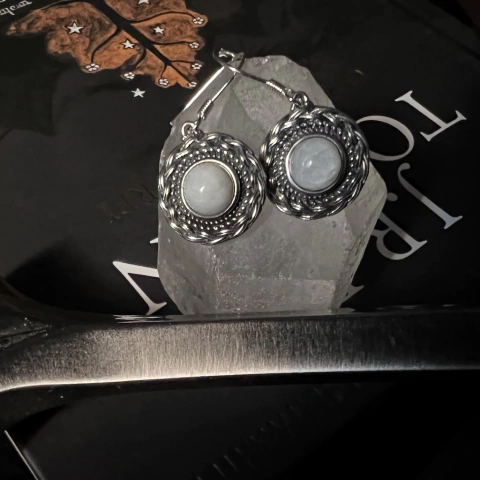 Brincos Edoras (Pedra da Lua)