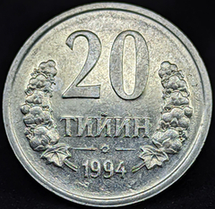 1927 - Uzbequistão 20 tiyin, 1994