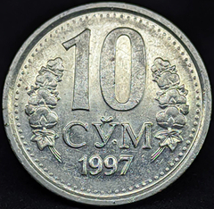 1928 - Uzbequistão 10 so'm, 1997