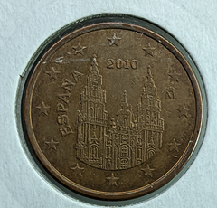 1323 - Espanha 5 cêntimos de euro, 2010