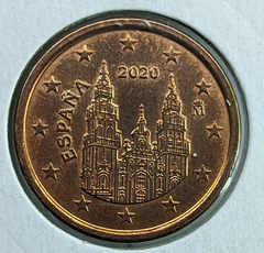 1324 - Espanha 5 cêntimos de euro, 2020