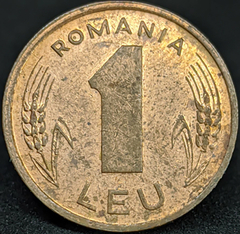 2034 - Romênia 1 leu, 1993