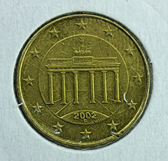 1338 - Alemanha 10 cêntimos de euro, 2002 Cunhagem "F" - Stuttgart