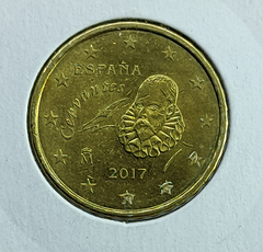 1345 - Espanha 10 cêntimos de euro, 2017
