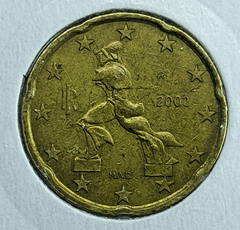 1372 - Itália 20 cêntimos de euro, 2002