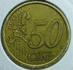 1392 - Espanha 50 cêntimos de euro 2001 - comprar online