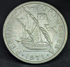 2060 - Portugal 10 escudos, 1971 - Com brilho de cunho - comprar online