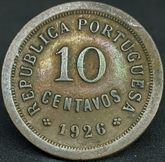 1853 - Portugal 10 centavos, 1926